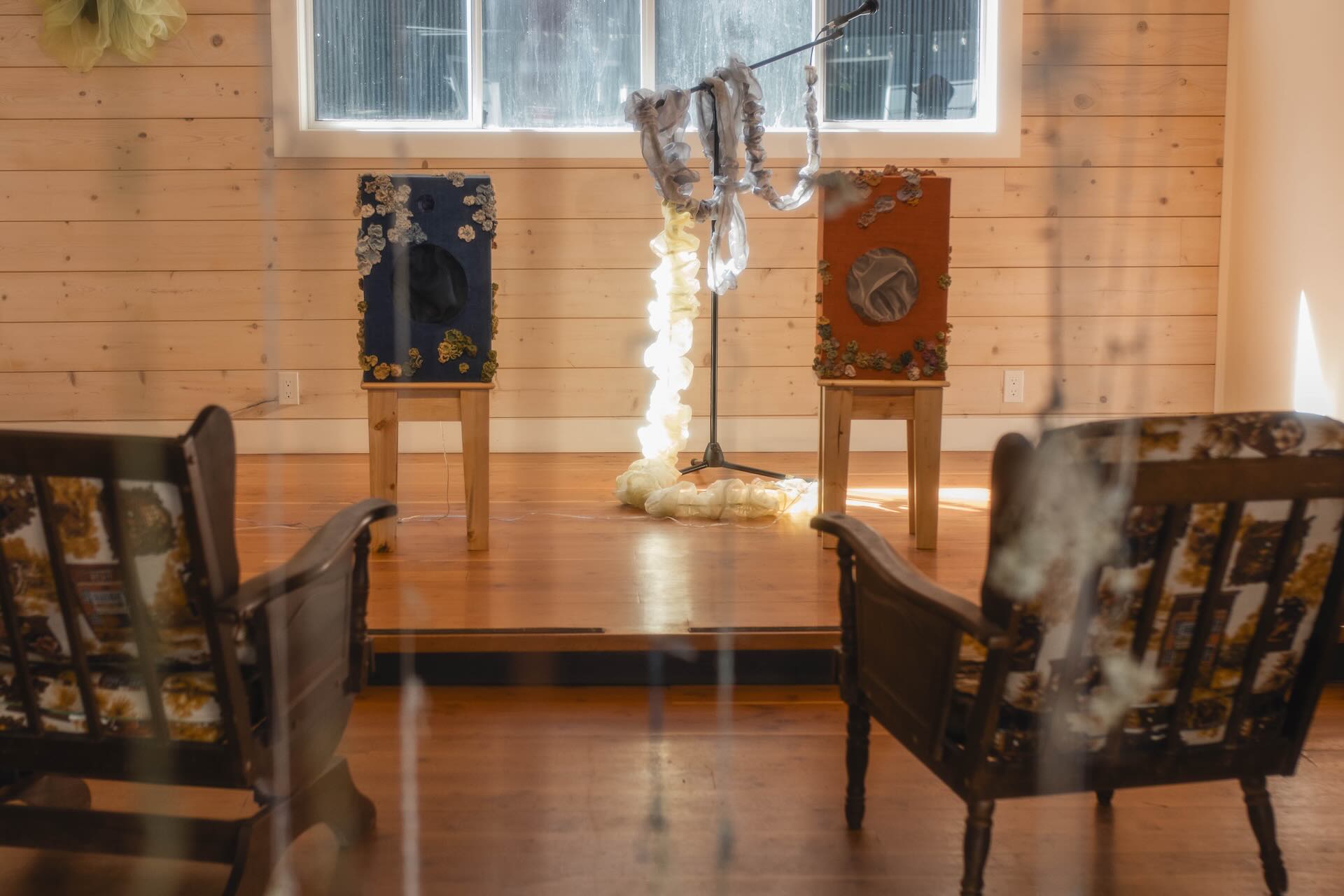 photo: felted speakers